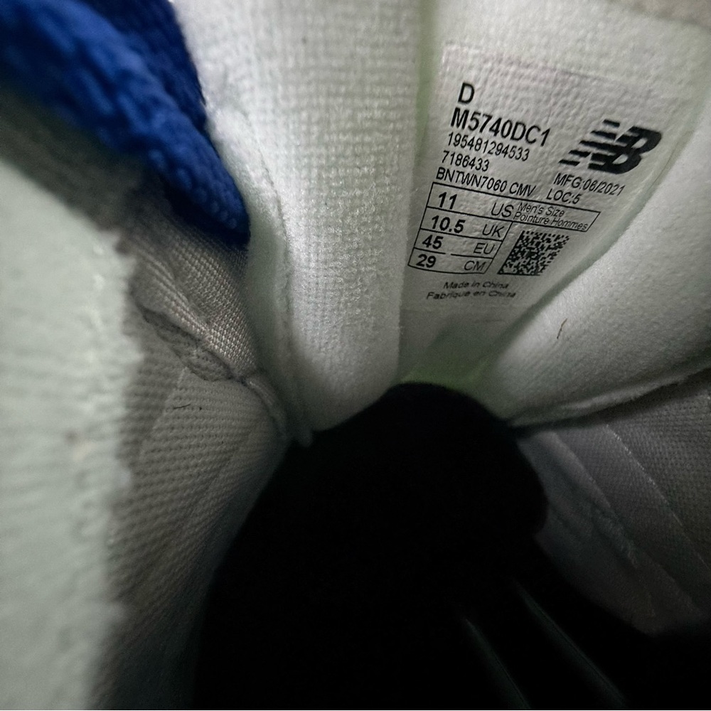New Balance 57 40 Incubation Pack Team Royal Orange Sneakers Size 11 M5740DC1 - Picture 2 of 11